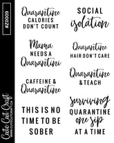Quarantine 2 || Quote Sheet